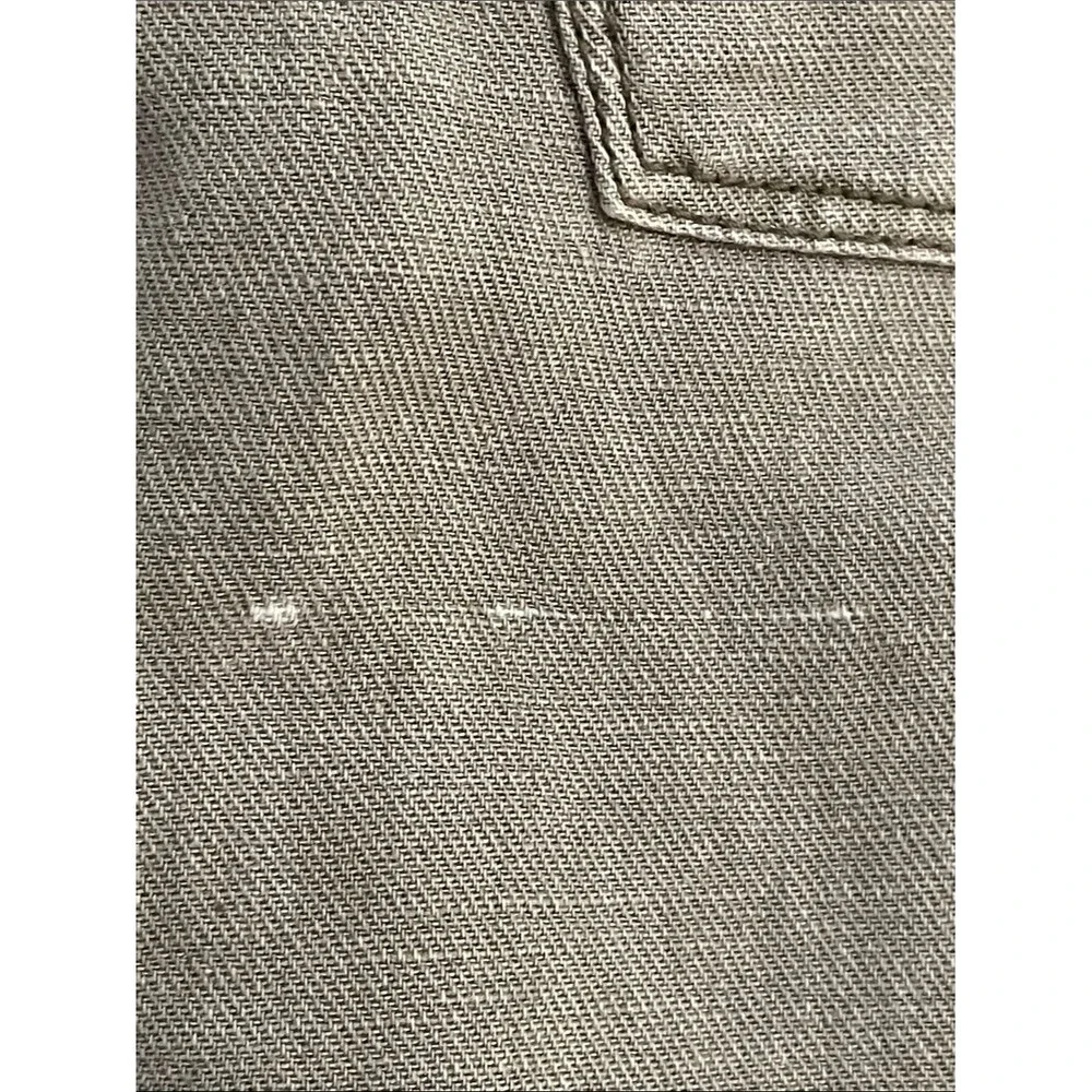 Tommy Bahama Island Crafted Linen Blend Pants Mens 32x32 Tan Khaki 5 Pocket